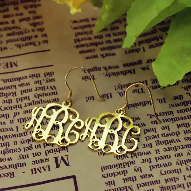 Monogram Earring