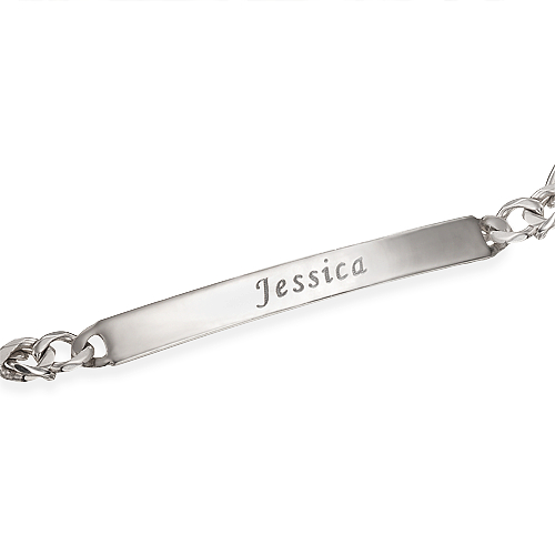 Womens ID Name Personalised Bracelet