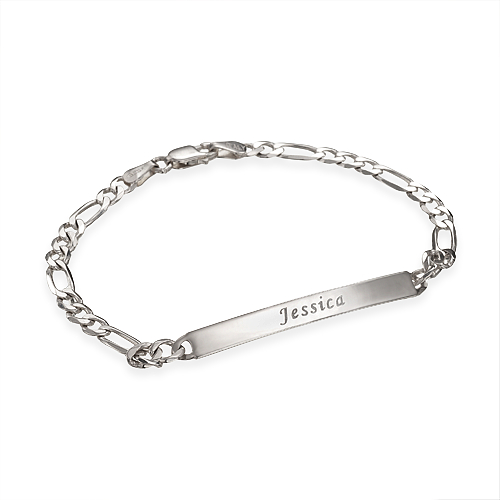 Womens ID Name Personalised Bracelet