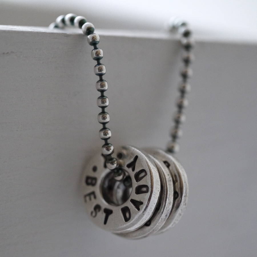 Personalised Necklaces - Washer Necklace